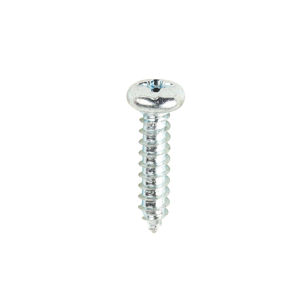 Timco Self-Tapping Screws - PZ - Pan - Zinc - 4 x 1/2