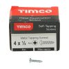 Timco Self-Tapping Screws - PZ - Pan - Zinc - 4 x 1/2 - Box of 200 and screw