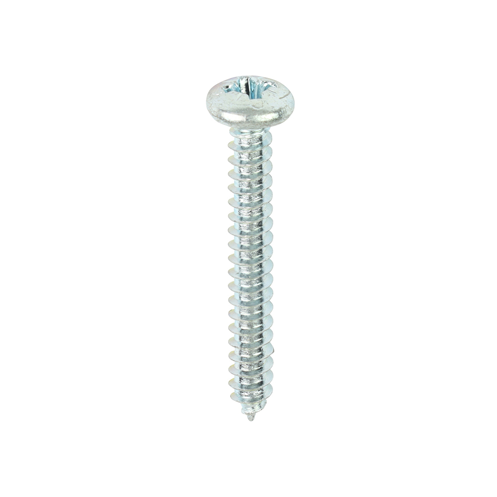 Timco Self-Tapping Screws - PZ - Pan - Zinc - 8 x 1 1/4