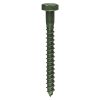 Coach Screws - Hex - Exterior - Green 8.0 x 50